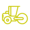 Yellow-Outline-Icon_03 Smoothdrum 1 roller compactor icon