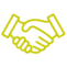 Yellow-Outline-Icon_04 Sales 1 shaking hands icon
